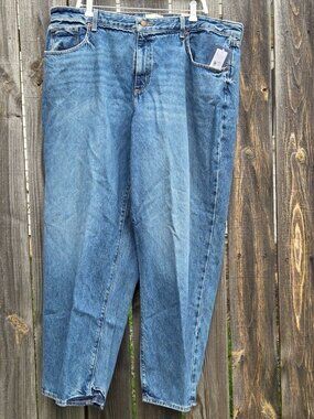 NWT Universal Thread 90s Inspired Baggy Jeans Size 20 Relaxed Fit Cotton Blue De